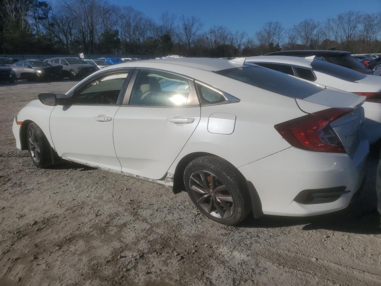 2020 Honda Civic VIN 19XFC1F30LE024416 Copart auction photo, side damage thumbnail 2