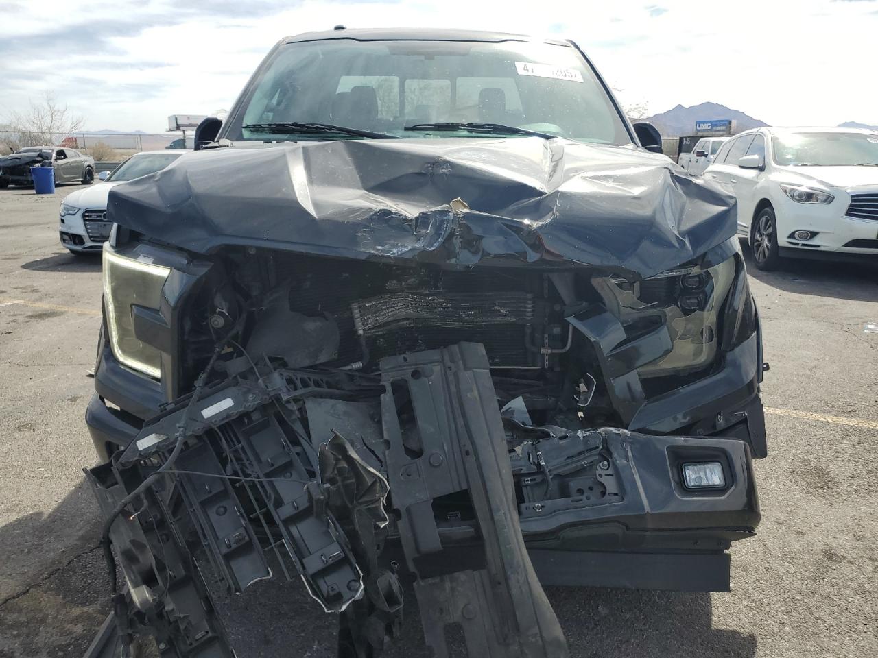 2017 Ford F-150 VIN 1FTEW1CG5HKC53575 Copart auction photo, front end / rear end damage thumbnail 5
