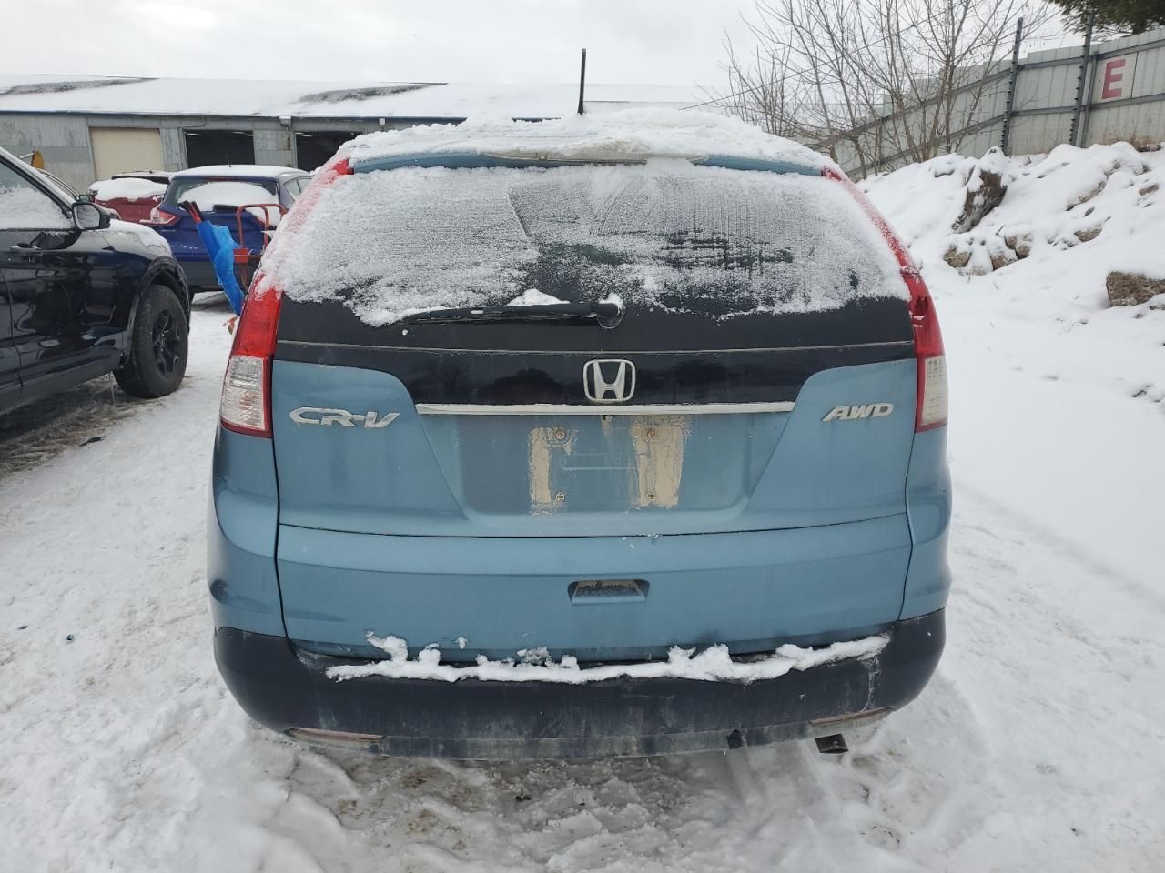 2014 Honda CR-V VIN 2HKRM4H35EH695491 Copart auction photo, side damage thumbnail 6
