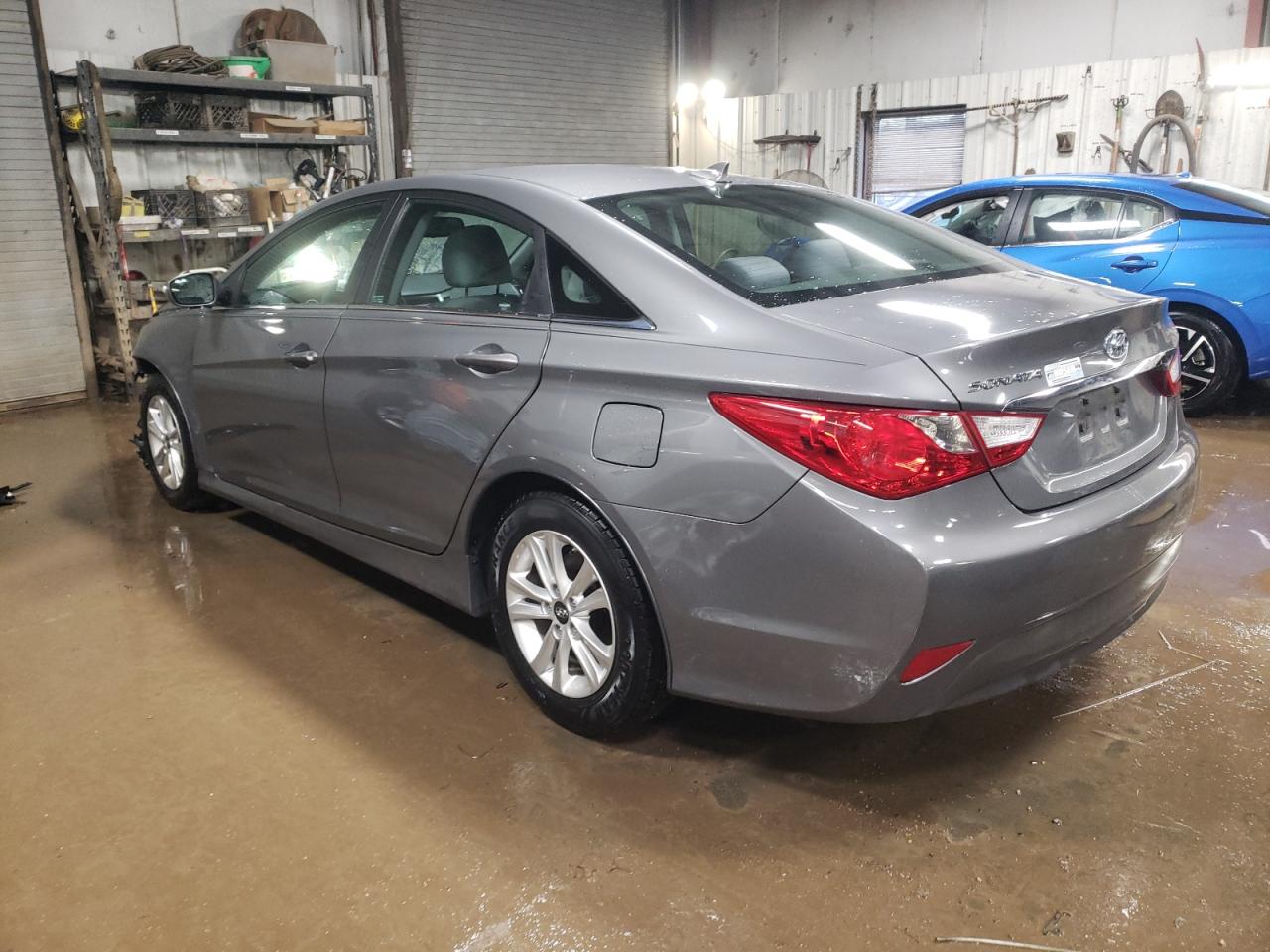 2014 Hyundai Sonata VIN 5NPEB4AC4EH830250 Copart auction photo, front end damage thumbnail 2