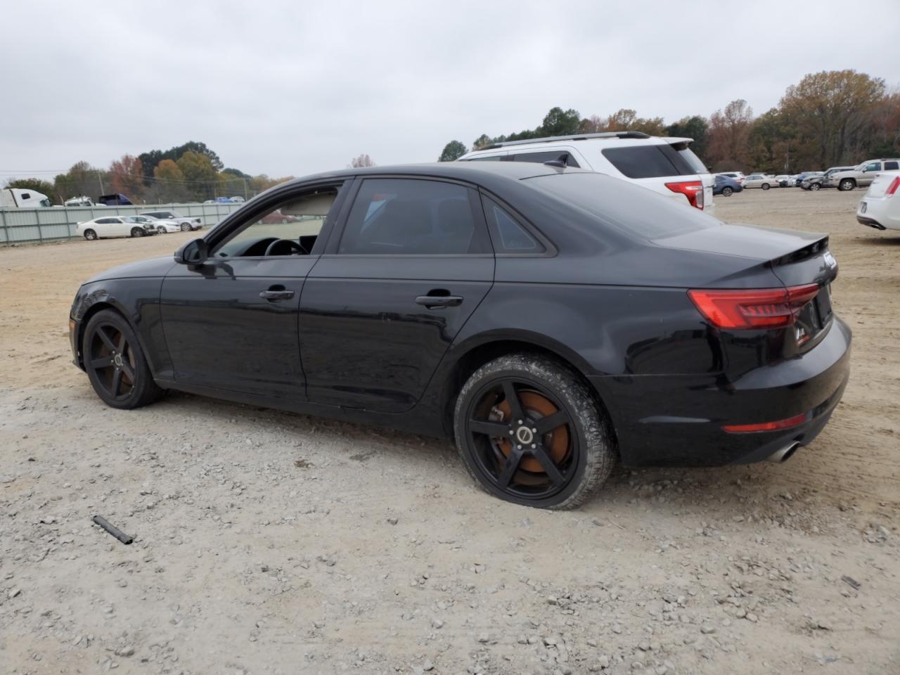 2017 Audi A4 VIN WAUANAF47HN024460 Copart auction photo, side / front end damage thumbnail 2