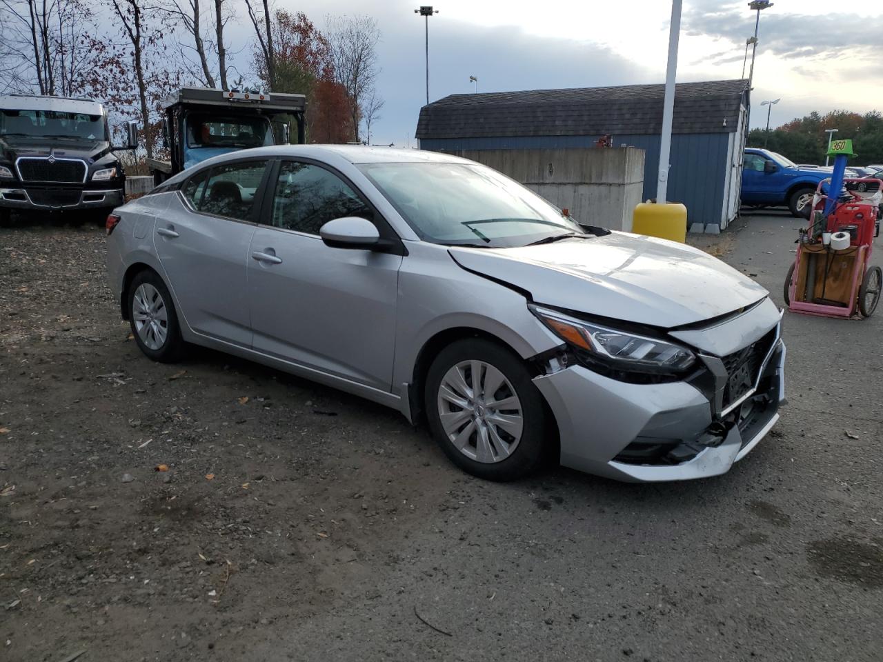 2022 Nissan Sentra VIN 3N1AB8BV4NY238682 Copart auction photo, front end / rear end damage thumbnail 4