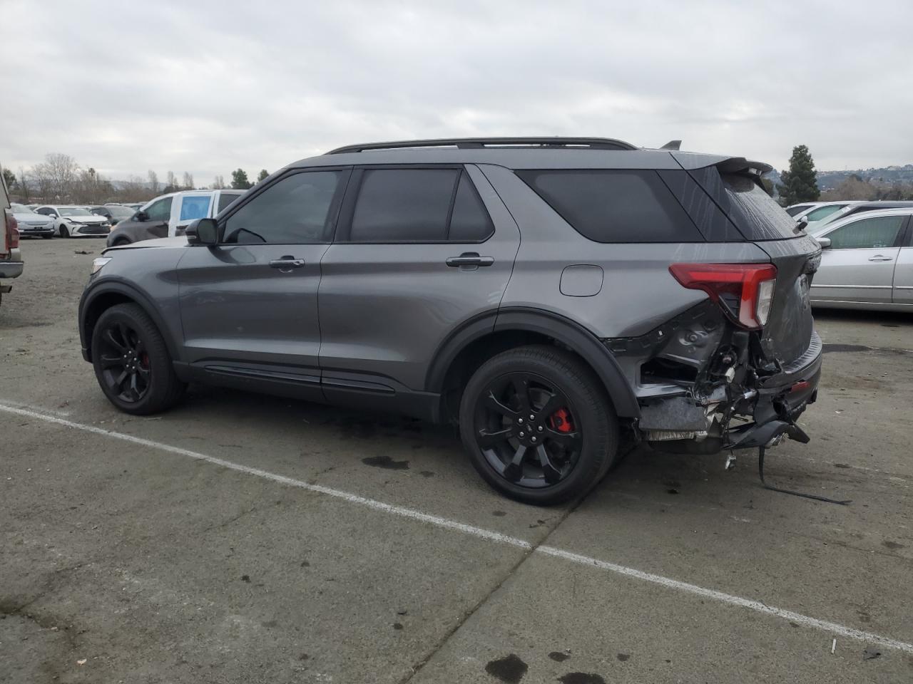 2023 Ford Explorer VIN 1FM5K8GC2PGC04228 Copart auction photo, rear end damage thumbnail 2