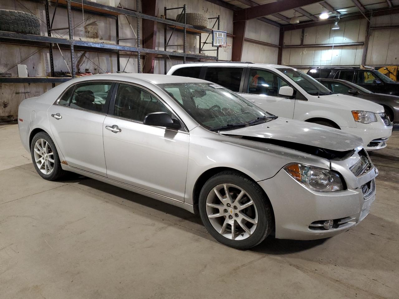 2009 Chevrolet Malibu VIN 1G1ZK57B69F122015 Copart auction photo, front end / top/roof damage thumbnail 4
