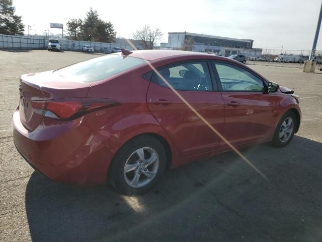 2014 Hyundai Elantra VIN KMHDH4AE4EU214416 Copart auction photo, front end damage thumbnail 3