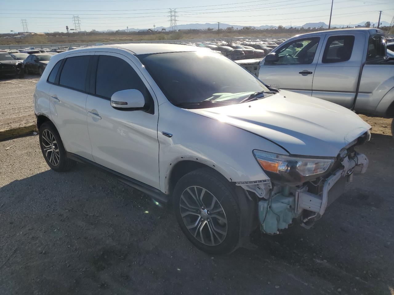 2018 Mitsubishi Outlander VIN JA4AP3AW0JZ004626 Copart auction photo, rear end / front end damage thumbnail 4
