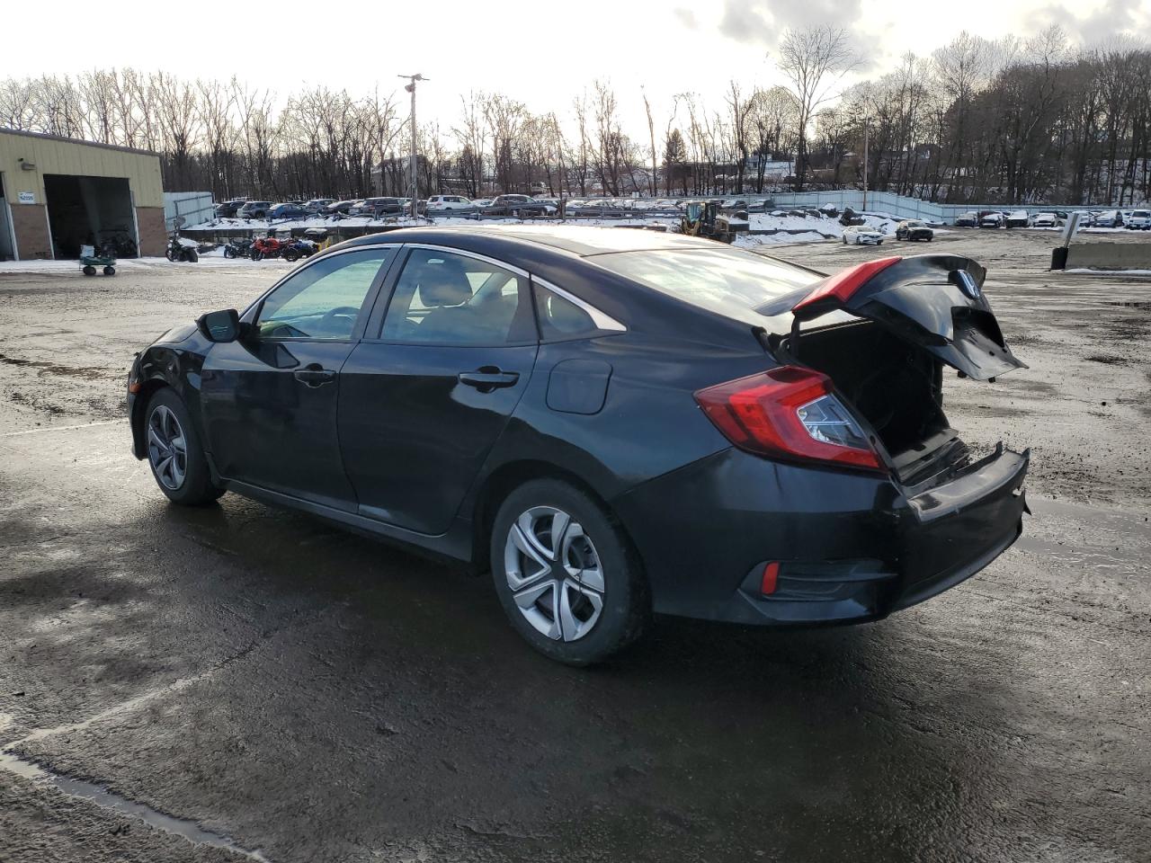 2016 Honda Civic VIN 2HGFC2F50GH512056 Copart auction photo, rear end / front end damage thumbnail 2