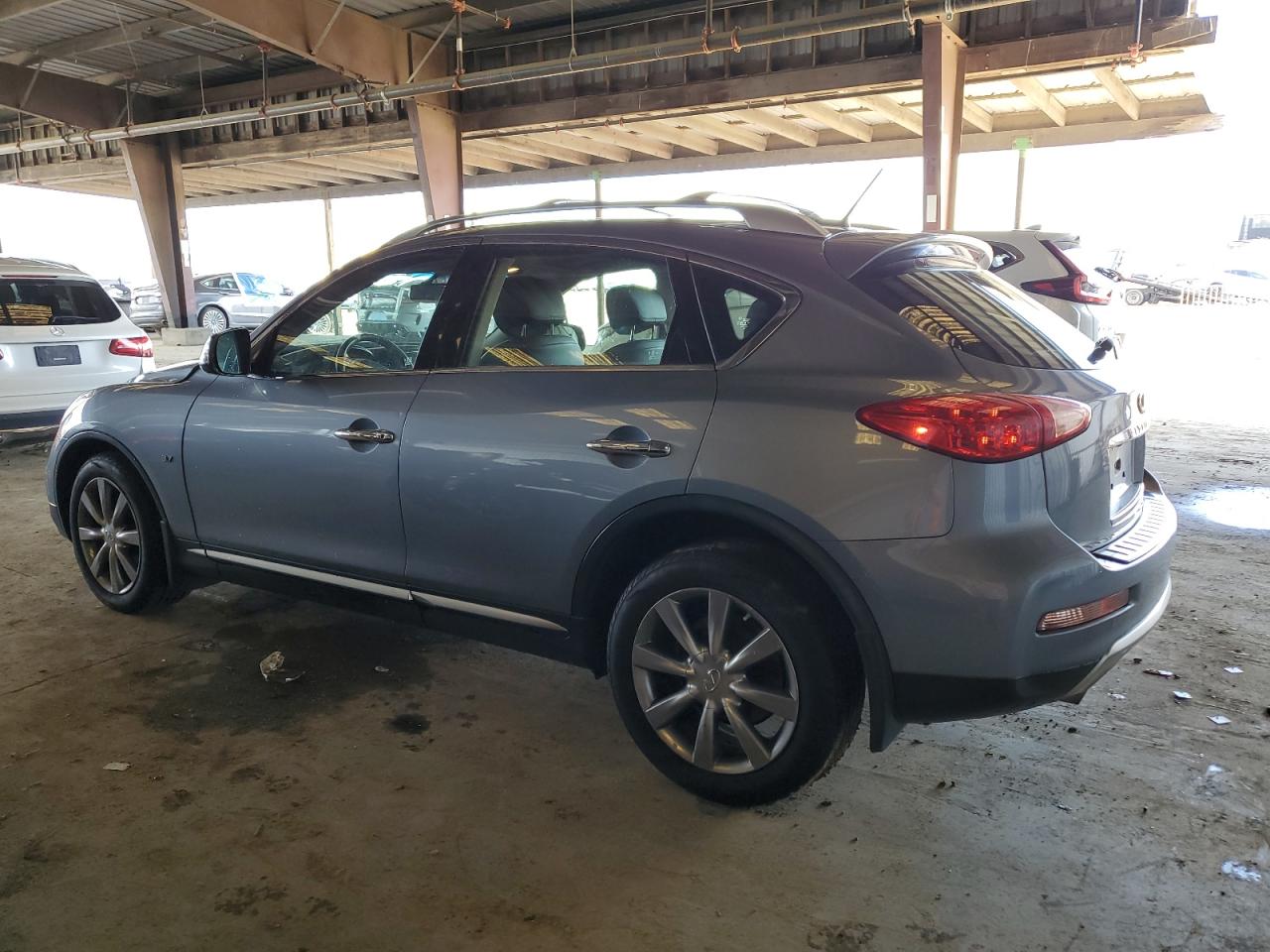 2017 Infiniti QX50 VIN JN1BJ0RR3HM417529 Copart auction photo, front end / side damage thumbnail 2