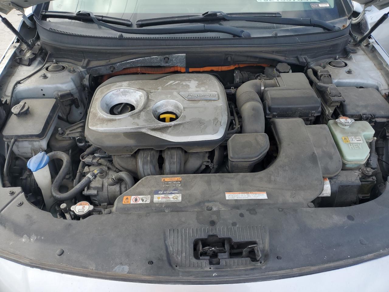 2017 Hyundai Sonata VIN KMHE24L37HA061389 Copart auction photo, side damage thumbnail 13