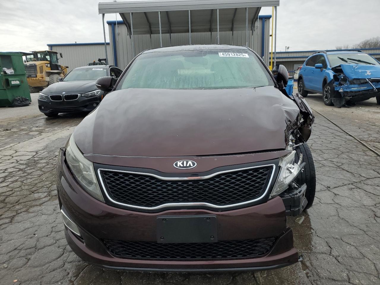 2015 KIA Optima VIN 5XXGN4A73FG455984 Copart auction photo, front end / undercarriage damage thumbnail 5
