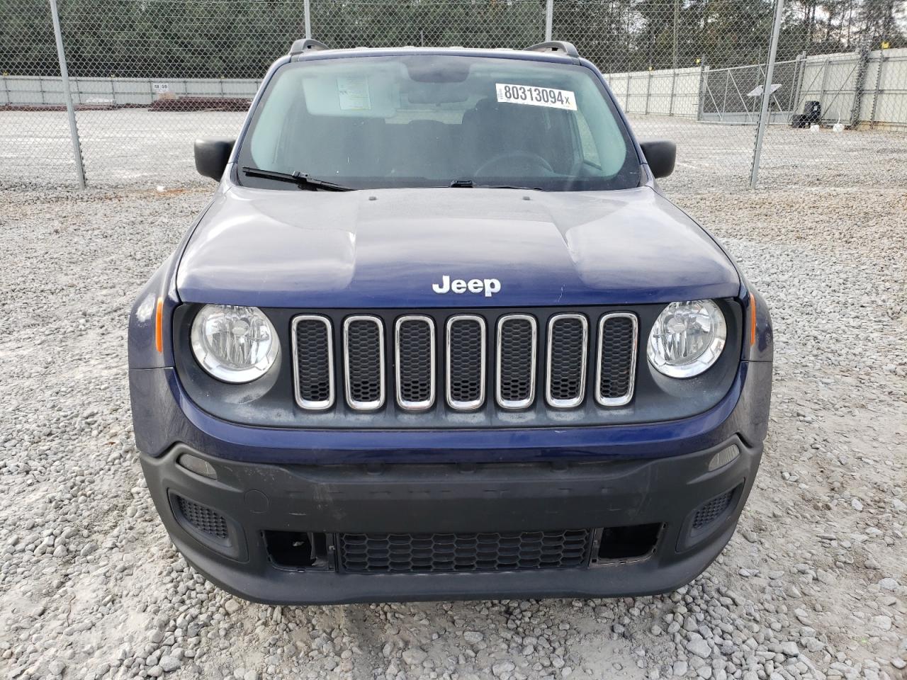 2017 Jeep Renegade VIN ZACCJAAB2HPG20144 Copart auction photo, rear end damage thumbnail 5
