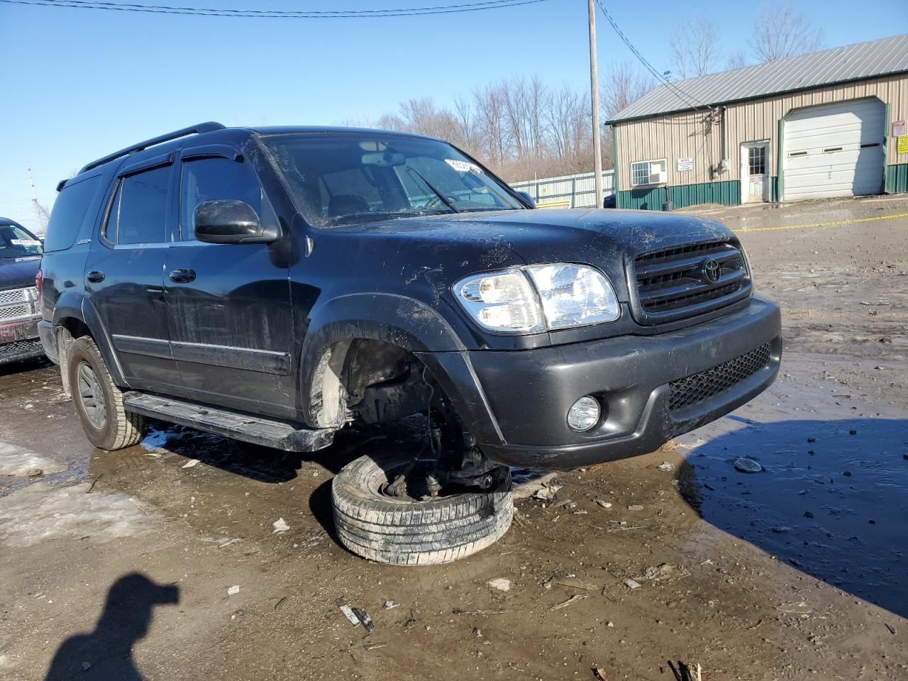 2004 Toyota Sequoia VIN 5TDZT38A74S236628 Copart auction photo, undercarriage damage thumbnail 4