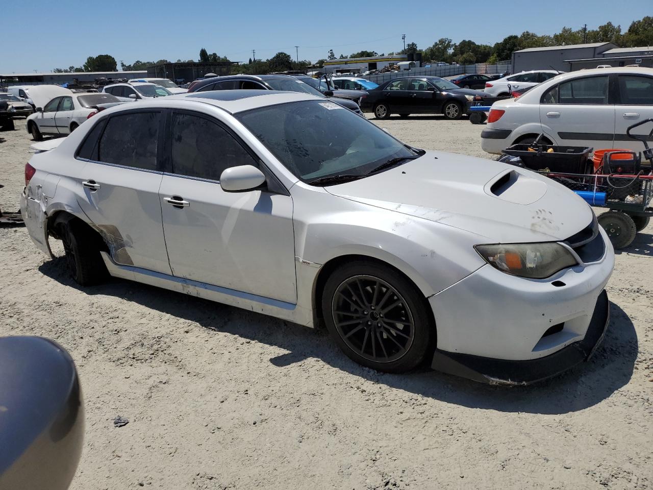 2011 Subaru WRX VIN JF1GV7F61BG515741 Copart auction photo, side / rear end damage thumbnail 4