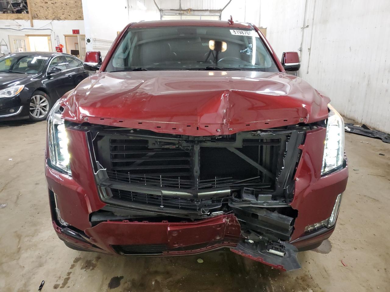 2020 Cadillac Escalade VIN 1GYS4CKJ8LR251802 Copart auction photo, front end damage thumbnail 5
