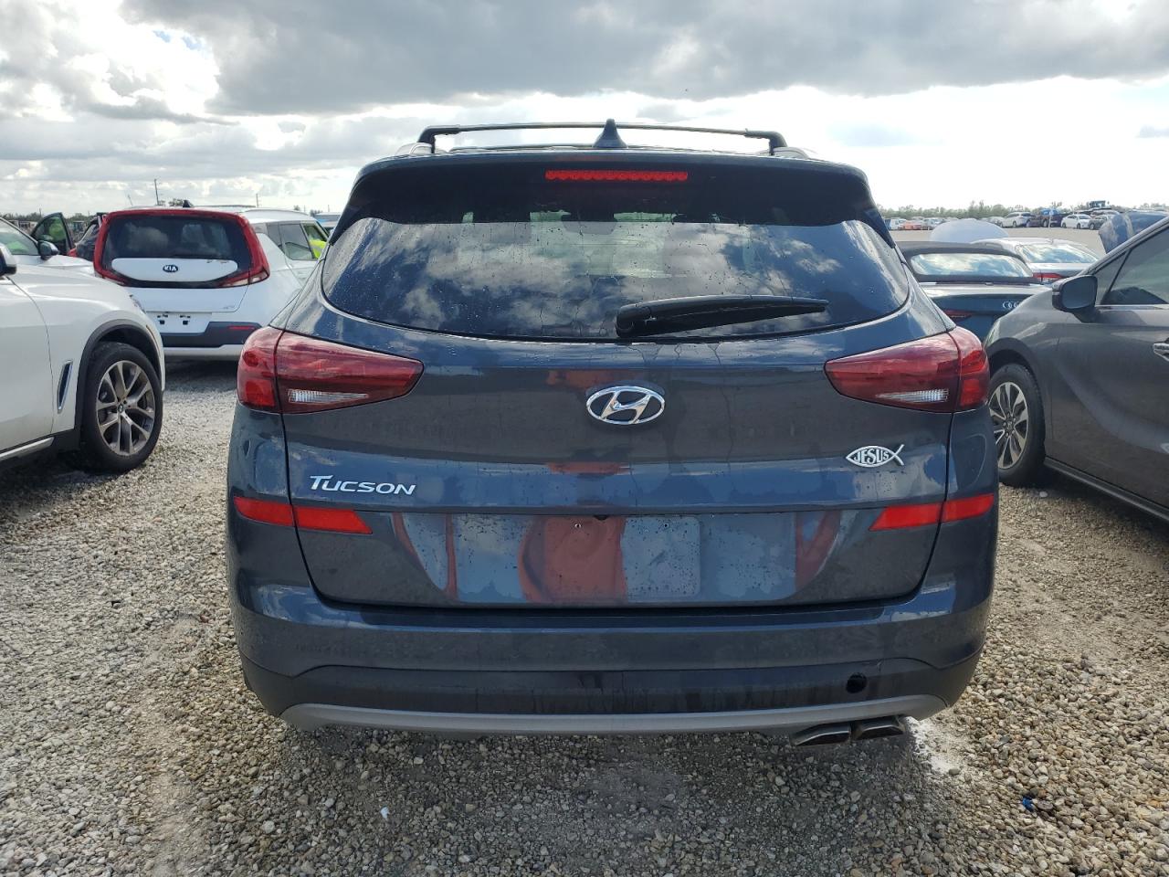 2021 Hyundai Tucson VIN KM8J33AL4MU340803 Copart auction photo, water/flood damage thumbnail 6
