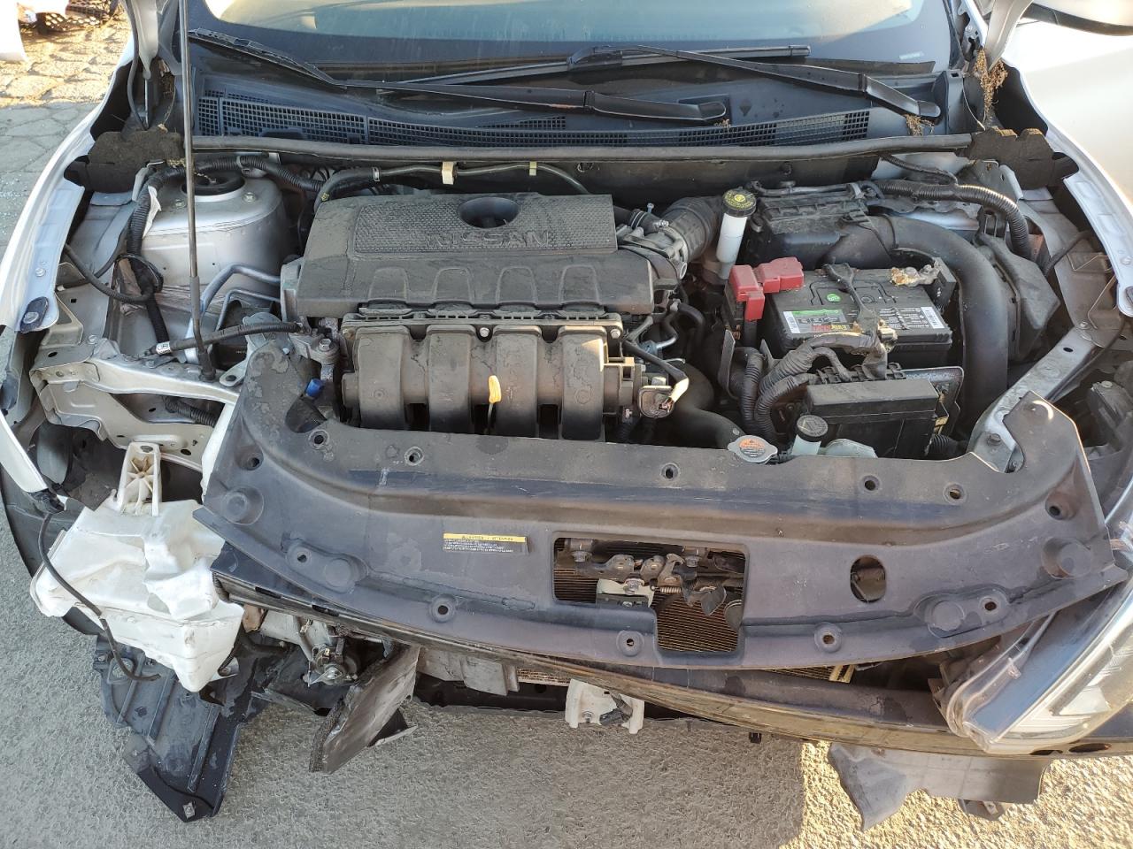 2016 Nissan Sentra VIN 3N1AB7AP2GY335380 Copart auction photo, front end damage thumbnail 13