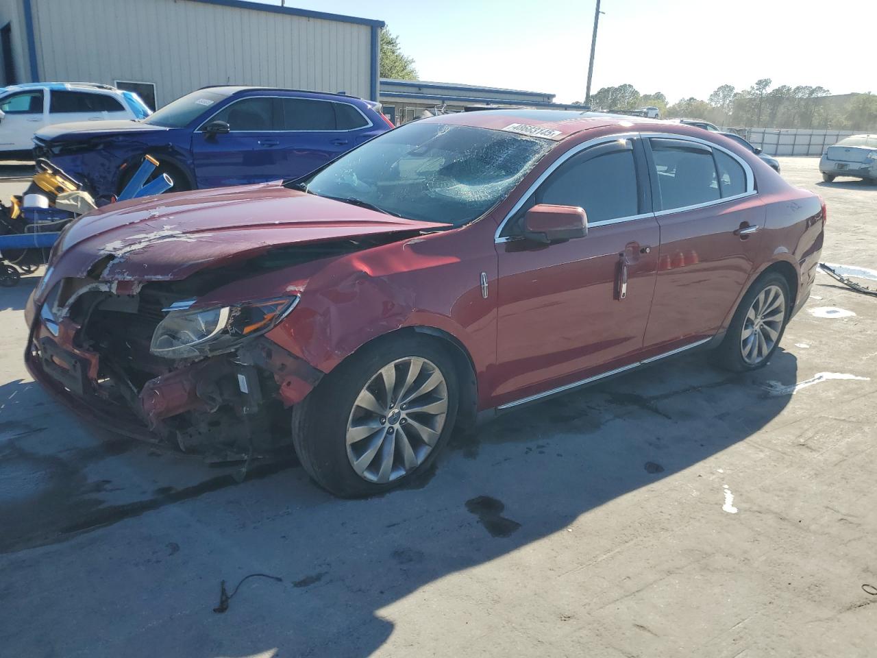 2014 Lincoln MKS VIN 1LNHL9EK4EG608333 - Copart auction photo