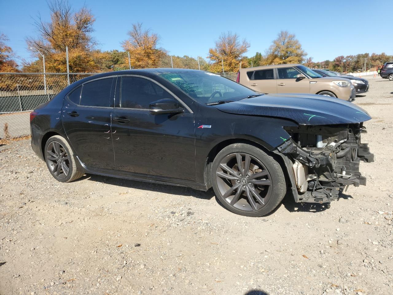 2018 Acura TLX VIN 19UUB2F66JA012508 Copart auction photo, front end / minor dent/scratches damage thumbnail 4