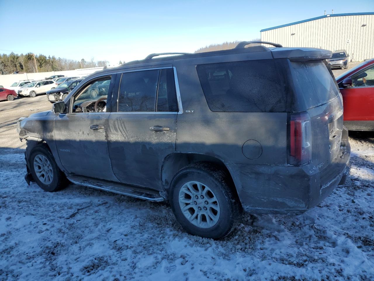 2015 GMC Yukon VIN 1GKS2BKC2FR519579 Copart auction photo, front end damage thumbnail 2