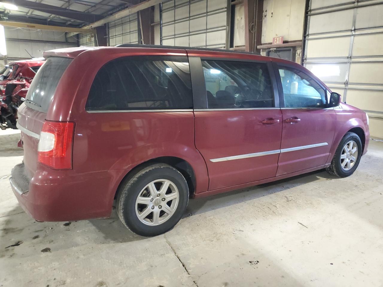 2012 Chrysler Town & Country VIN 2C4RC1BG1CR134928 Copart auction photo, rear end / minor dent/scratches damage thumbnail 3