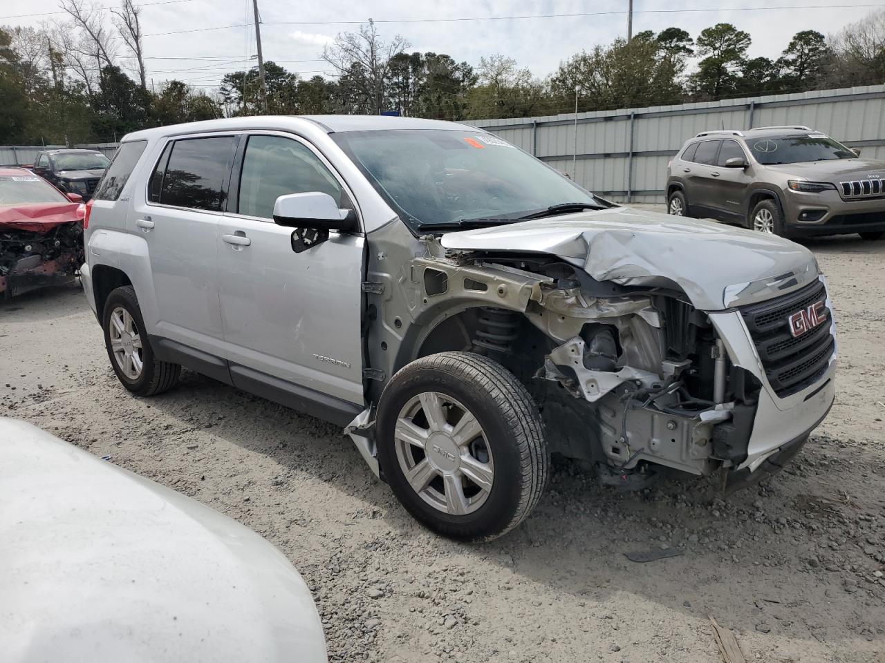 2016 GMC Terrain VIN 2GKALMEK7G6251391 Copart auction photo, front end / rear end damage thumbnail 4