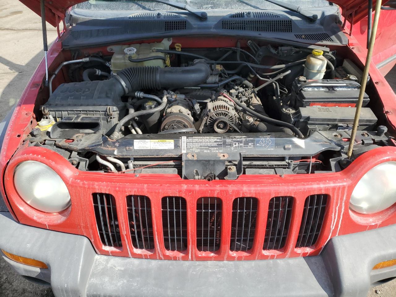 2004 Jeep Liberty (North America) VIN 1J4GL48K04W242576 Copart auction photo, side damage thumbnail 12
