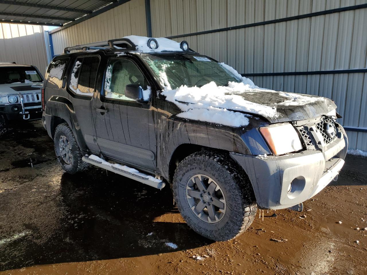 2014 Nissan XTerra VIN 5N1AN0NW3EN814989 Copart auction photo, front end damage thumbnail 4