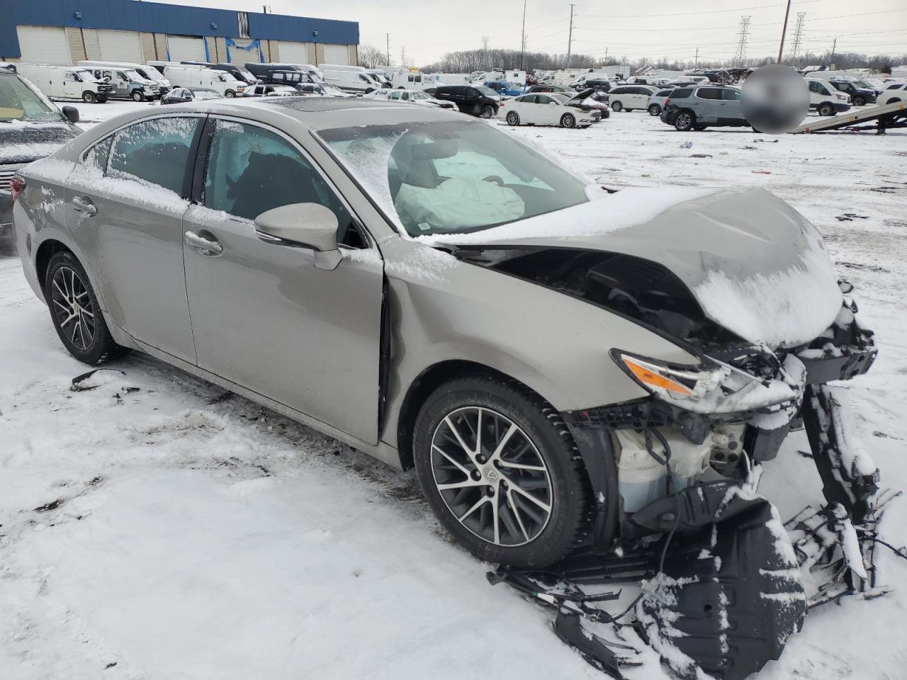 2016 Lexus ES VIN 58ABK1GG6GU022880 Copart auction photo, front end damage thumbnail 4