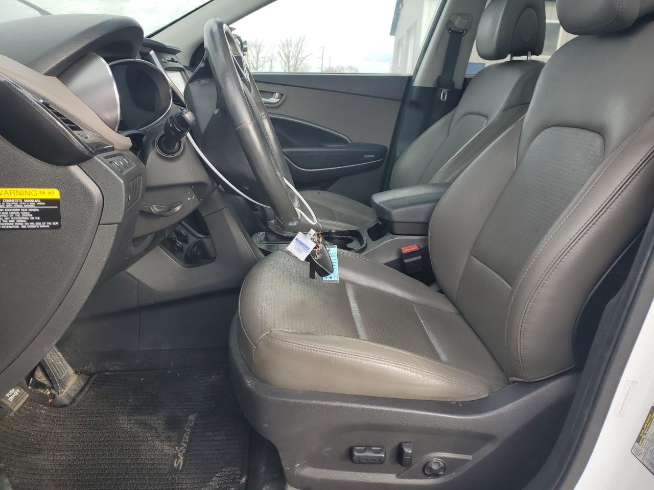2013 Hyundai Santa Fe VIN 5XYZU3LB2DG059478 Copart auction photo, front end / side damage thumbnail 7