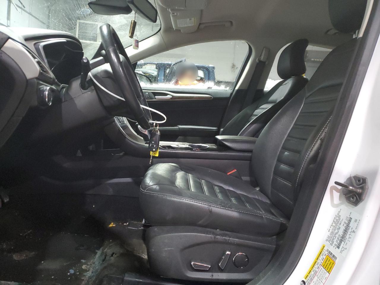 2016 Ford Fusion VIN 3FA6P0LUXGR318616 Copart auction photo, front end damage thumbnail 7