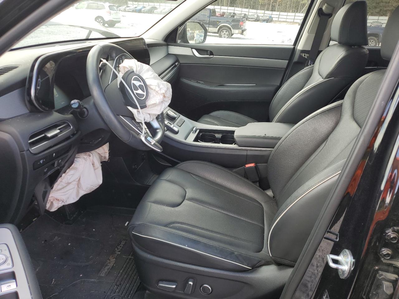 2023 Hyundai Palisade VIN KM8R34GE4PU518747 Copart auction photo, front end / undercarriage damage thumbnail 7