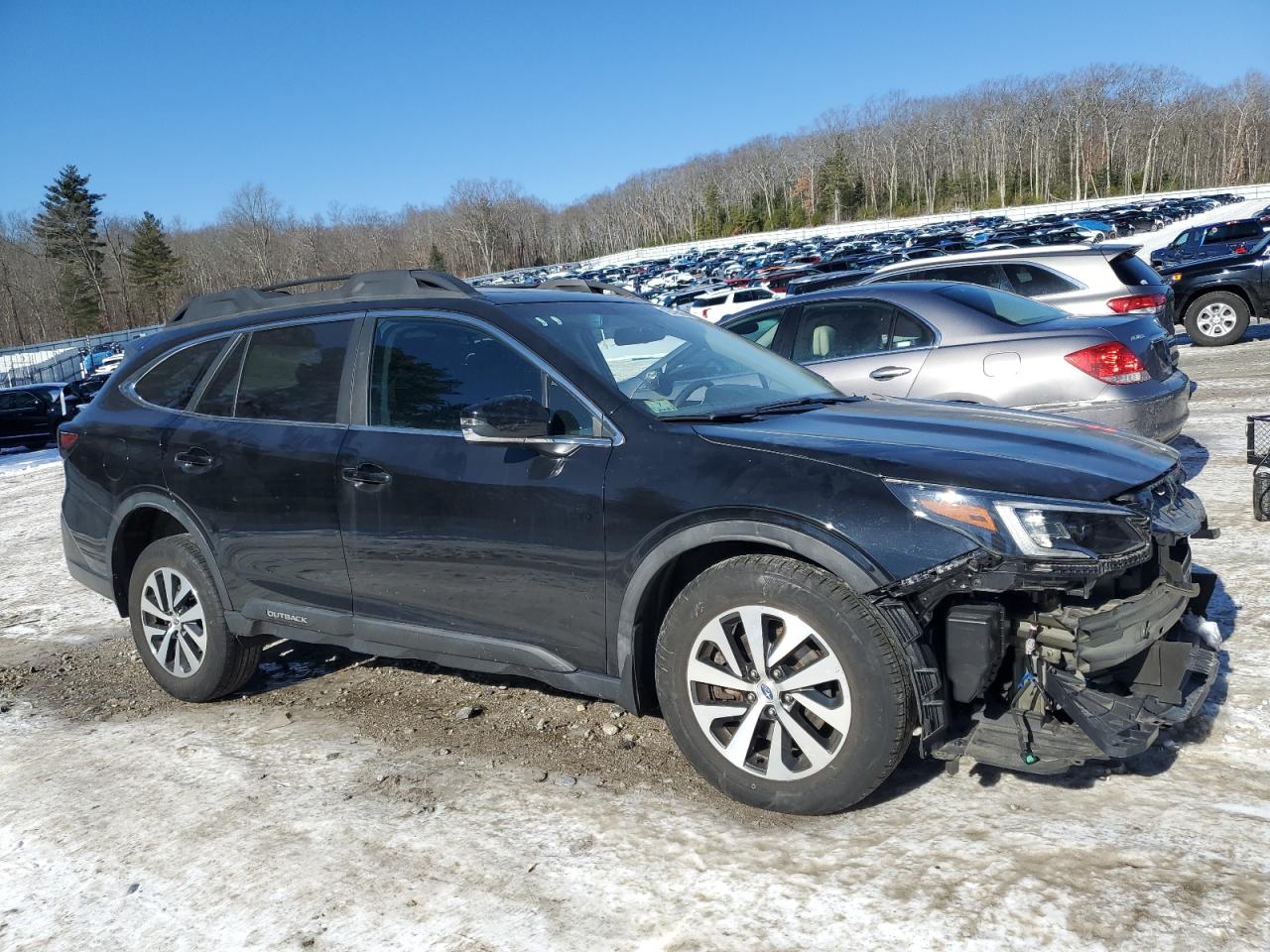 2020 Subaru Outback VIN 4S4BTAEC1L3202529 Copart auction photo, front end / undercarriage damage thumbnail 4