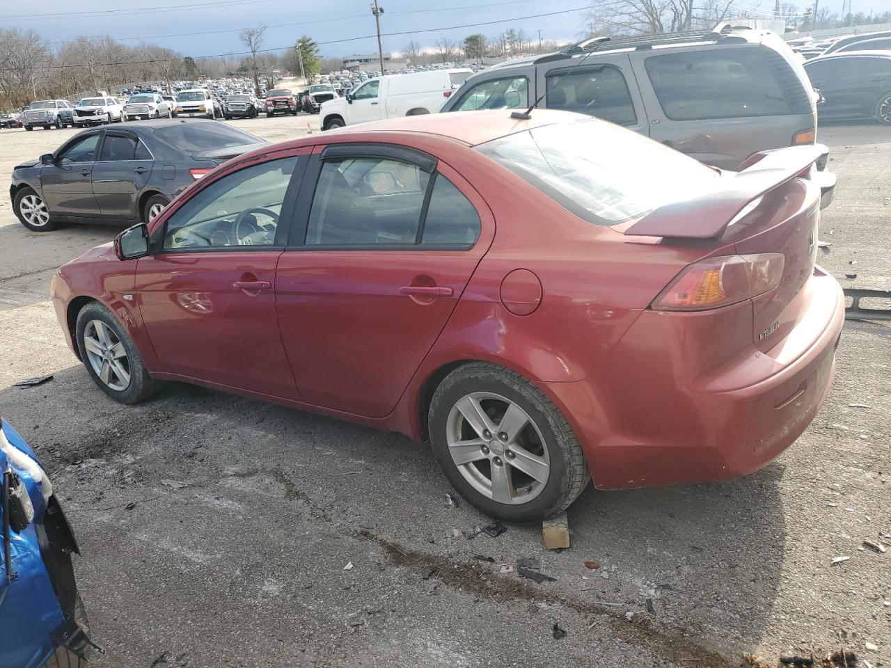 2008 Mitsubishi Lancer VIN JA3AU26U28U042333 Copart auction photo, water/flood damage thumbnail 2