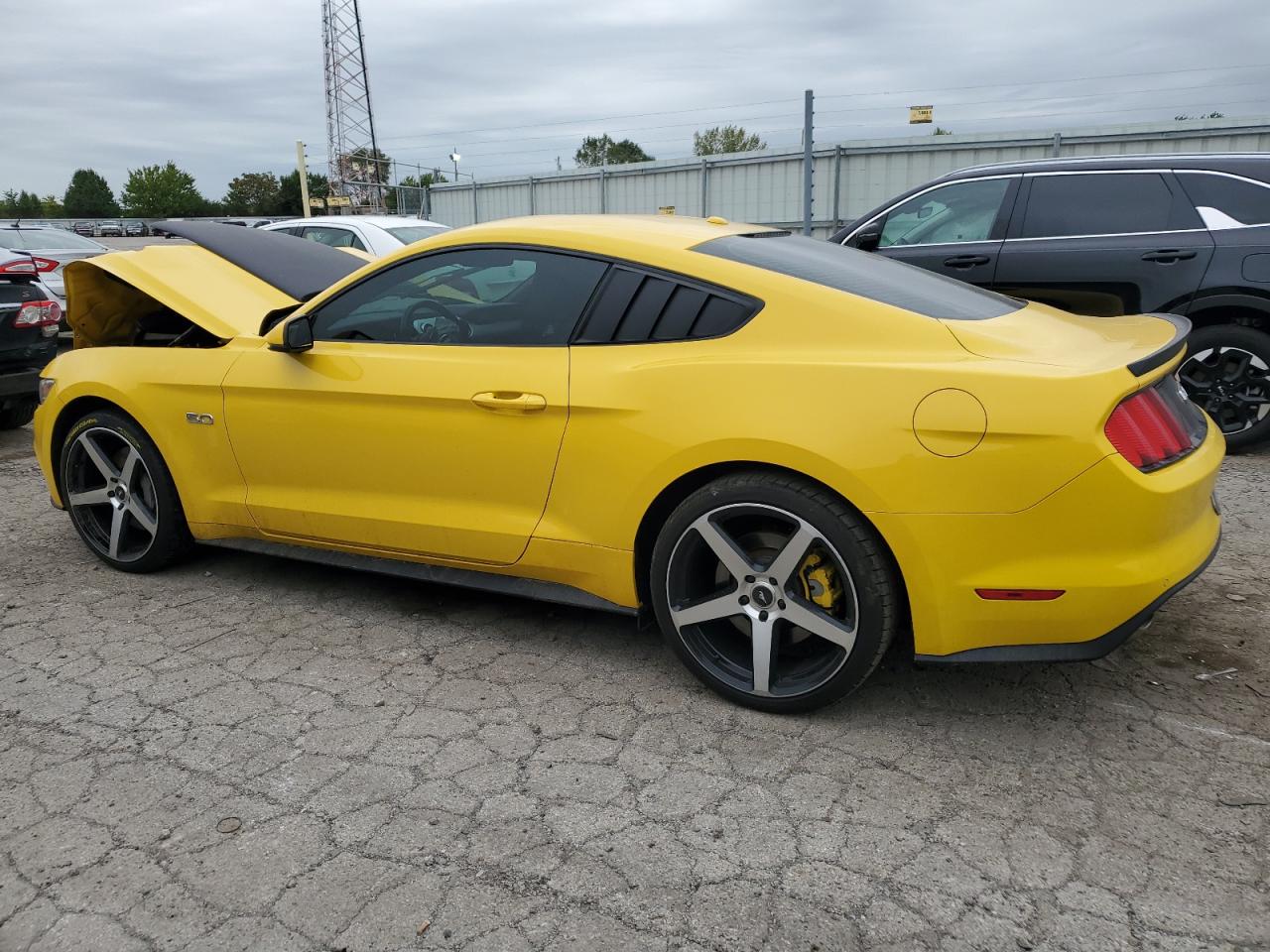 2015 Ford Mustang VIN 1FA6P8CFXF5427711 Copart auction photo, front end damage thumbnail 2