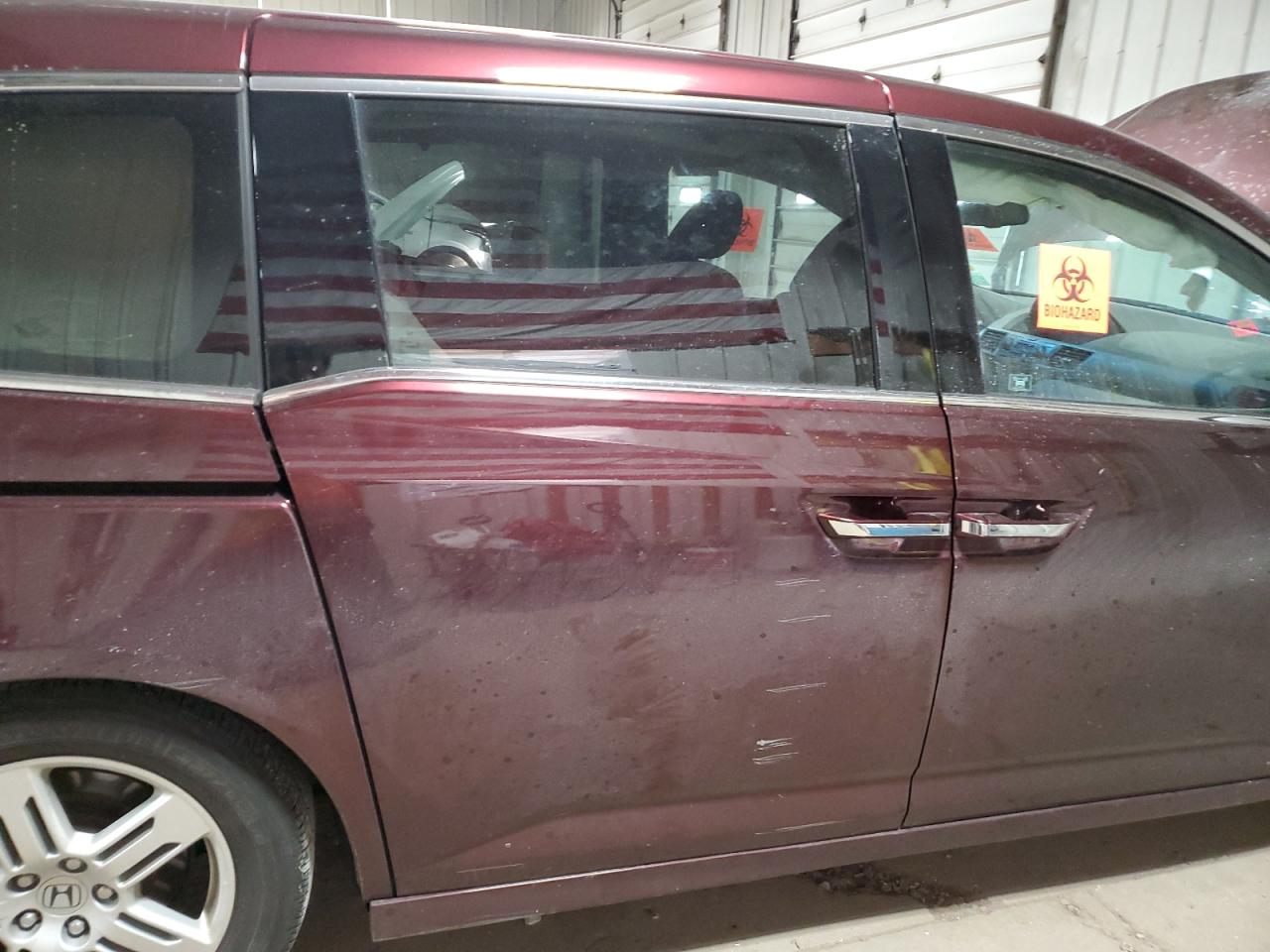 2012 Honda Odyssey VIN 5FNRL5H94CB019672 Copart auction photo, front end damage thumbnail 11
