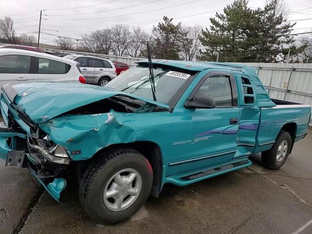 1997 Dodge Dakota VIN 1B7GL23X6VS173527 Copart auction photo, front end / side damage thumbnail 10