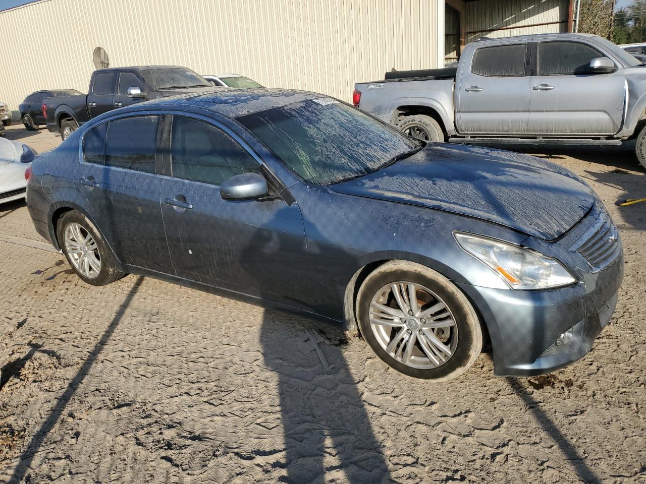 2010 Infiniti G VIN JN1CV6AP6AM408318 Copart auction photo, mechanical / side damage thumbnail 4