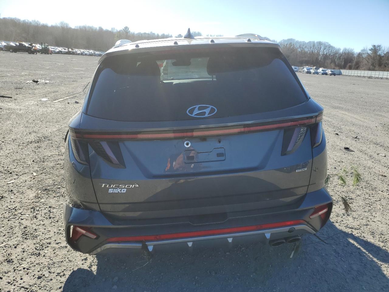2022 Hyundai Tucson VIN KM8JFCAEXNU150949 Copart auction photo, front end / side damage thumbnail 6