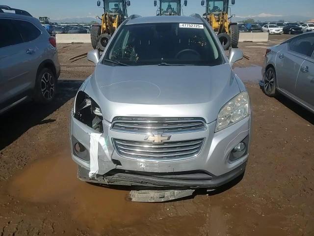 2016 Chevrolet Trax VIN 3GNCJPSB7GL186643 Copart auction photo, front end / all over damage thumbnail 14