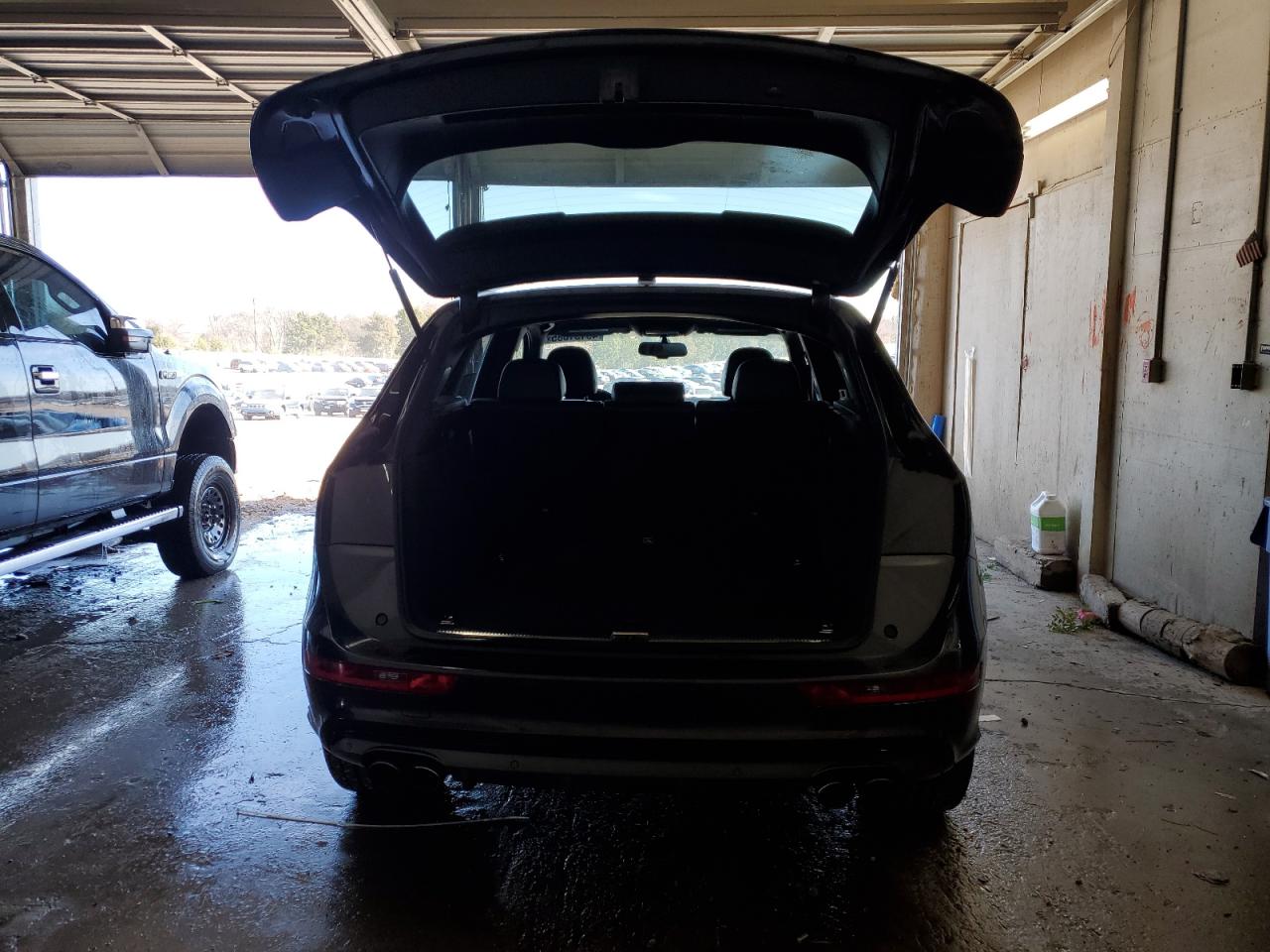 2016 Audi SQ5 VIN WA1CCAFP3GA009613 Copart auction photo, front end / undercarriage damage thumbnail 6