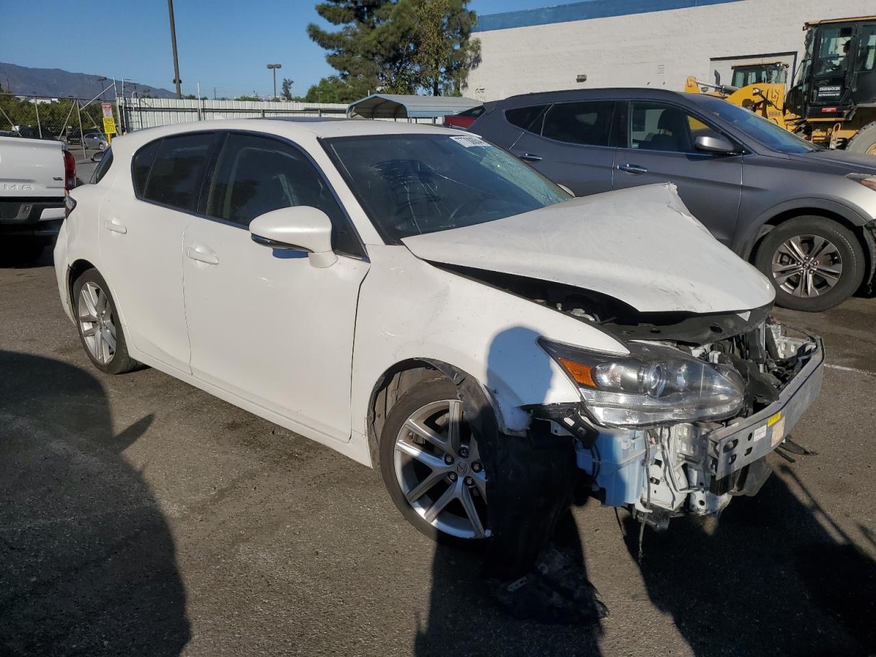 2016 Lexus CT VIN JTHKD5BH9G2274565 Copart auction photo, front end / rear end damage thumbnail 4