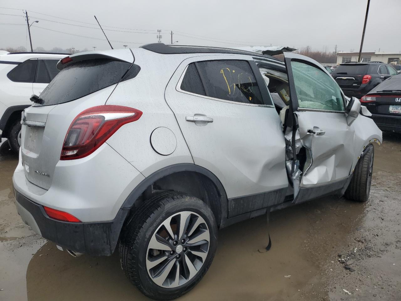 2021 Buick Encore VIN KL4CJASB0MB304982 Copart auction photo, all over damage thumbnail 3