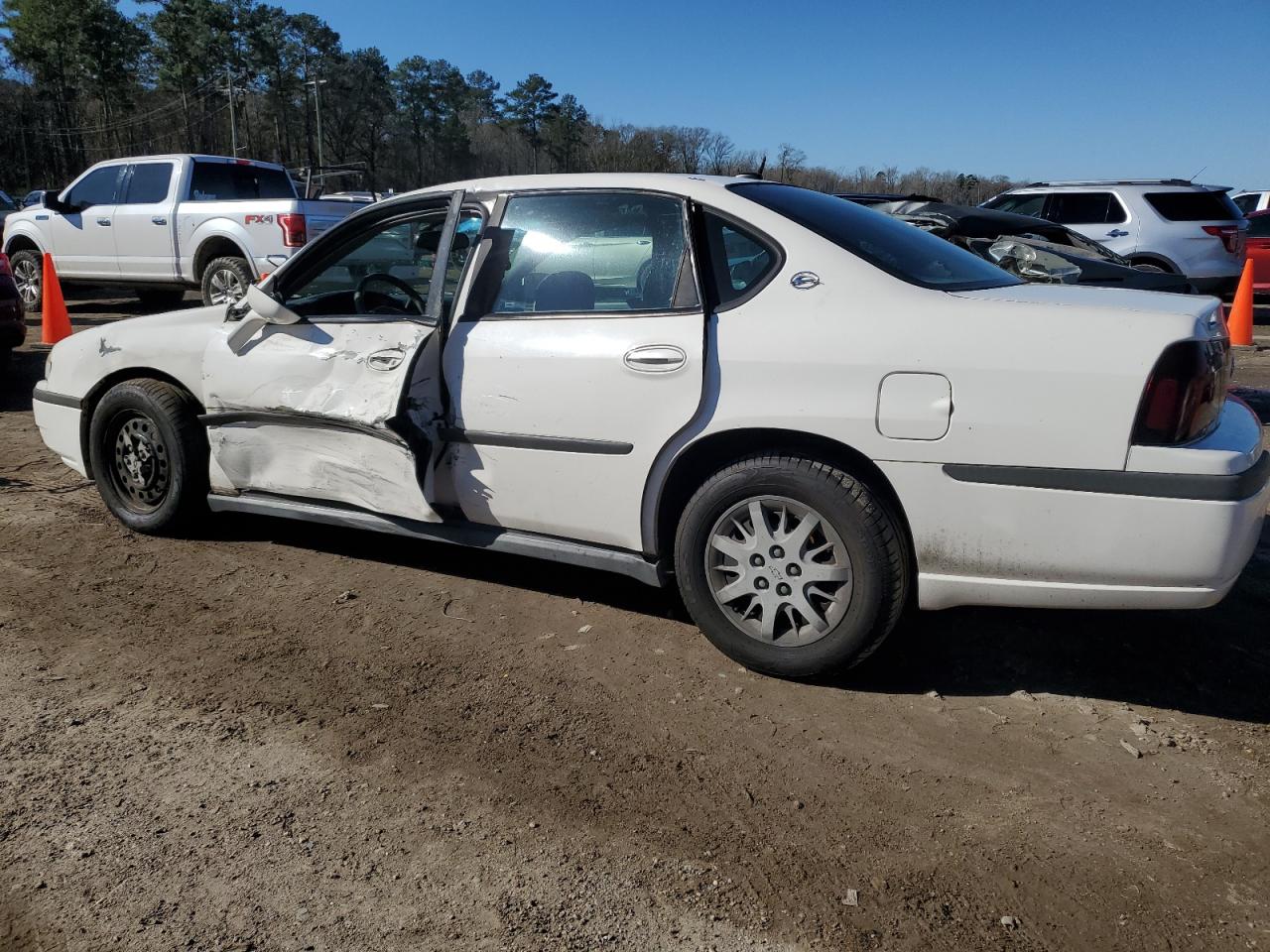 2005 Chevrolet Impala VIN 2G1WF52E059207833 Copart auction photo, side damage thumbnail 2