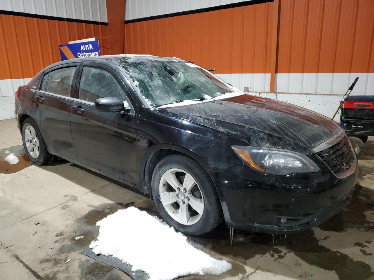 2011 Chrysler 200 VIN 1C3BC8FG4BN610500 Copart auction photo, hail / minor dent/scratches damage thumbnail 4