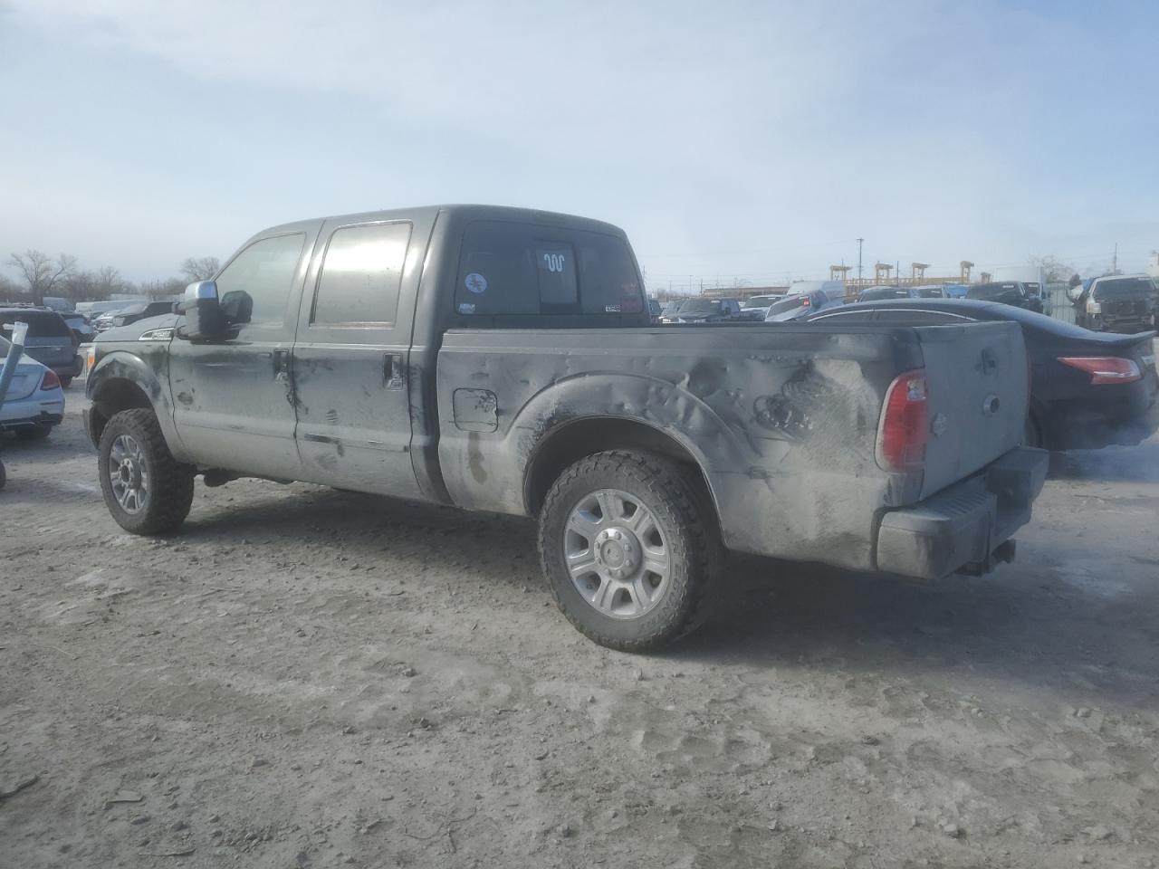 2015 Ford F250 VIN 1FT7W2BT4FEB21917 Copart auction photo, vandalism damage thumbnail 2