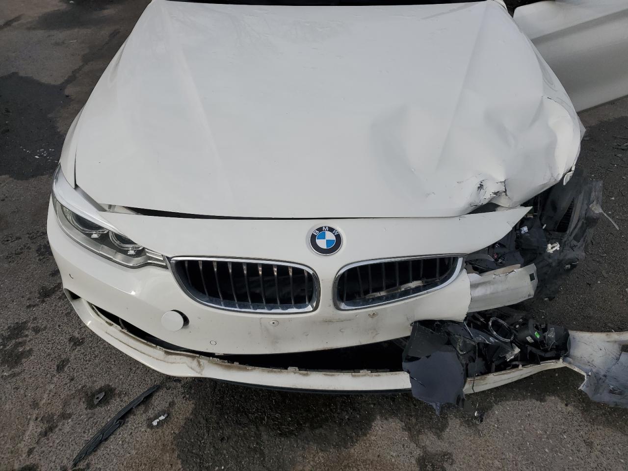 2017 BMW 4er VIN WBA4F9C38HG813127 Copart auction photo, front end damage thumbnail 11