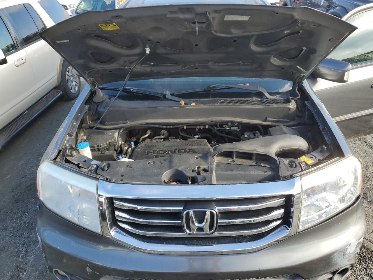 2012 Honda Pilot VIN 5FNYF3H9XCB029047 Copart auction photo, side damage thumbnail 13
