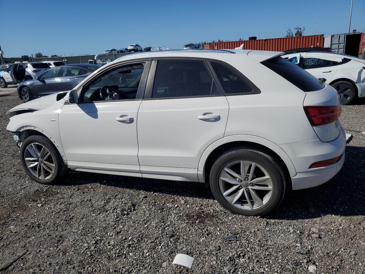 2018 Audi Q3 VIN WAA1BCCFS5JR02000 Copart auction photo, front end damage thumbnail 2