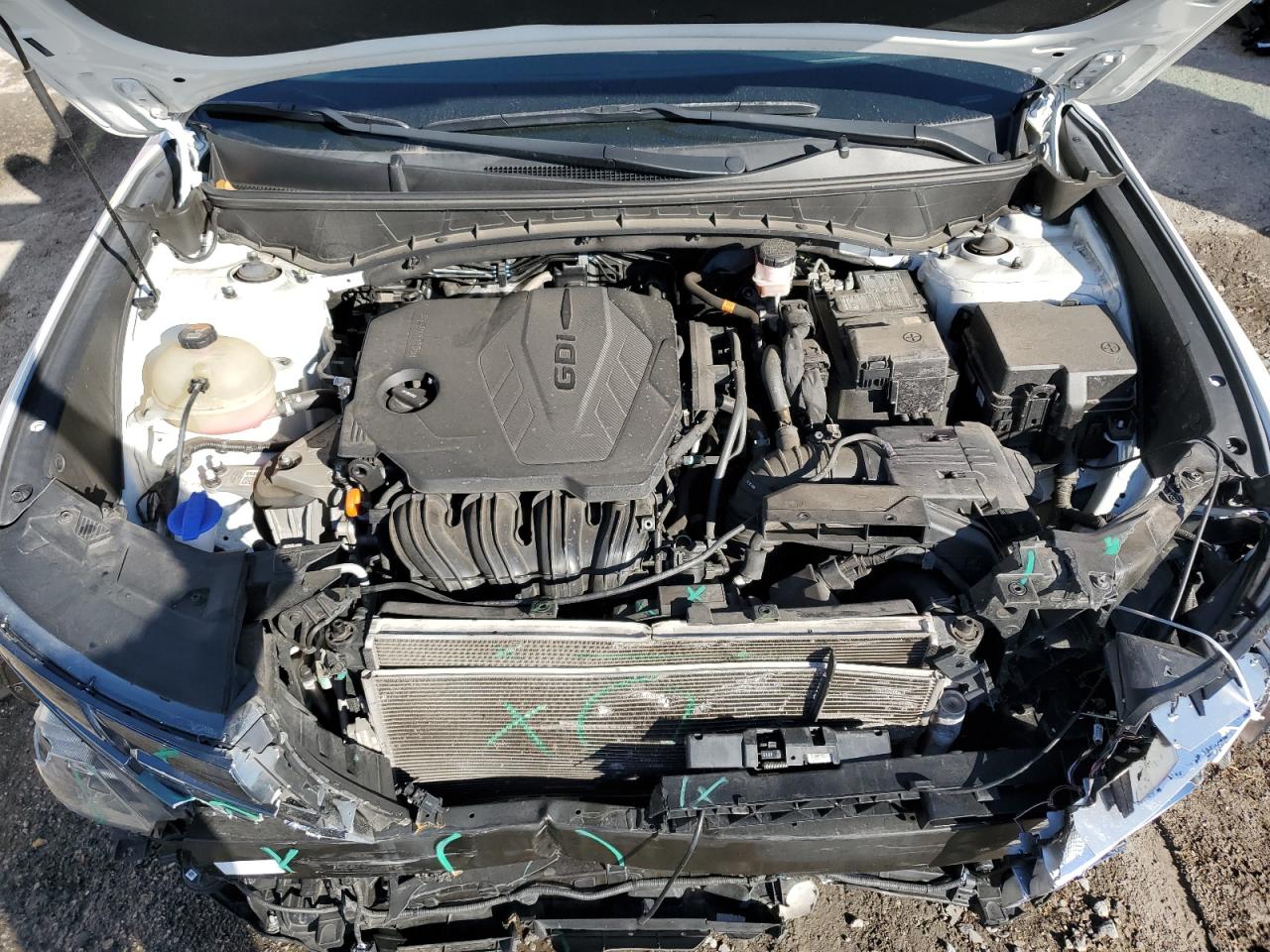 2022 Hyundai Tucson VIN 5NMJC3AE4NH011839 Copart auction photo, front end damage thumbnail 12
