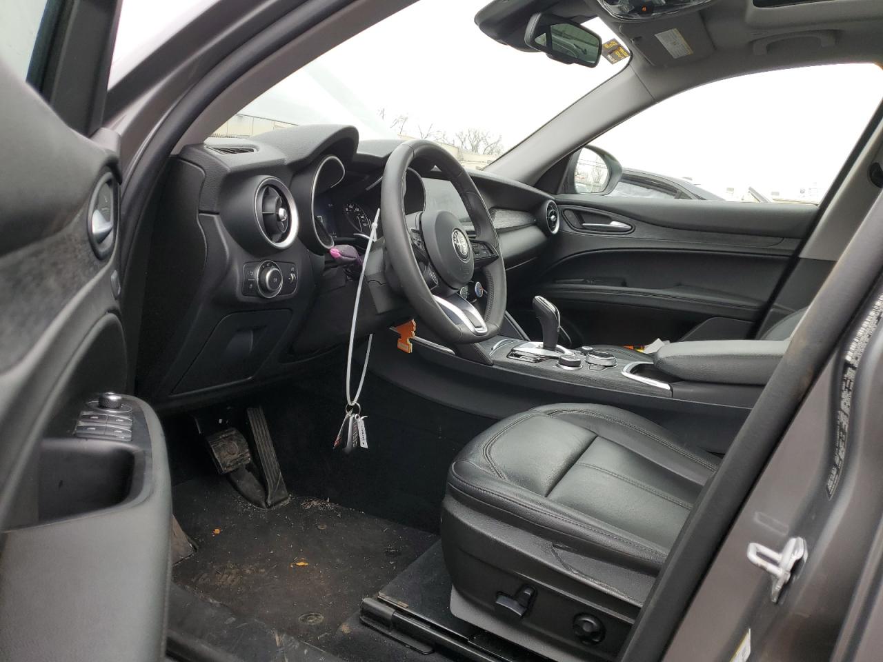 2020 Alfa Romeo Stelvio VIN ZASPAKAN6L7C95545 Copart auction photo, front end damage thumbnail 7